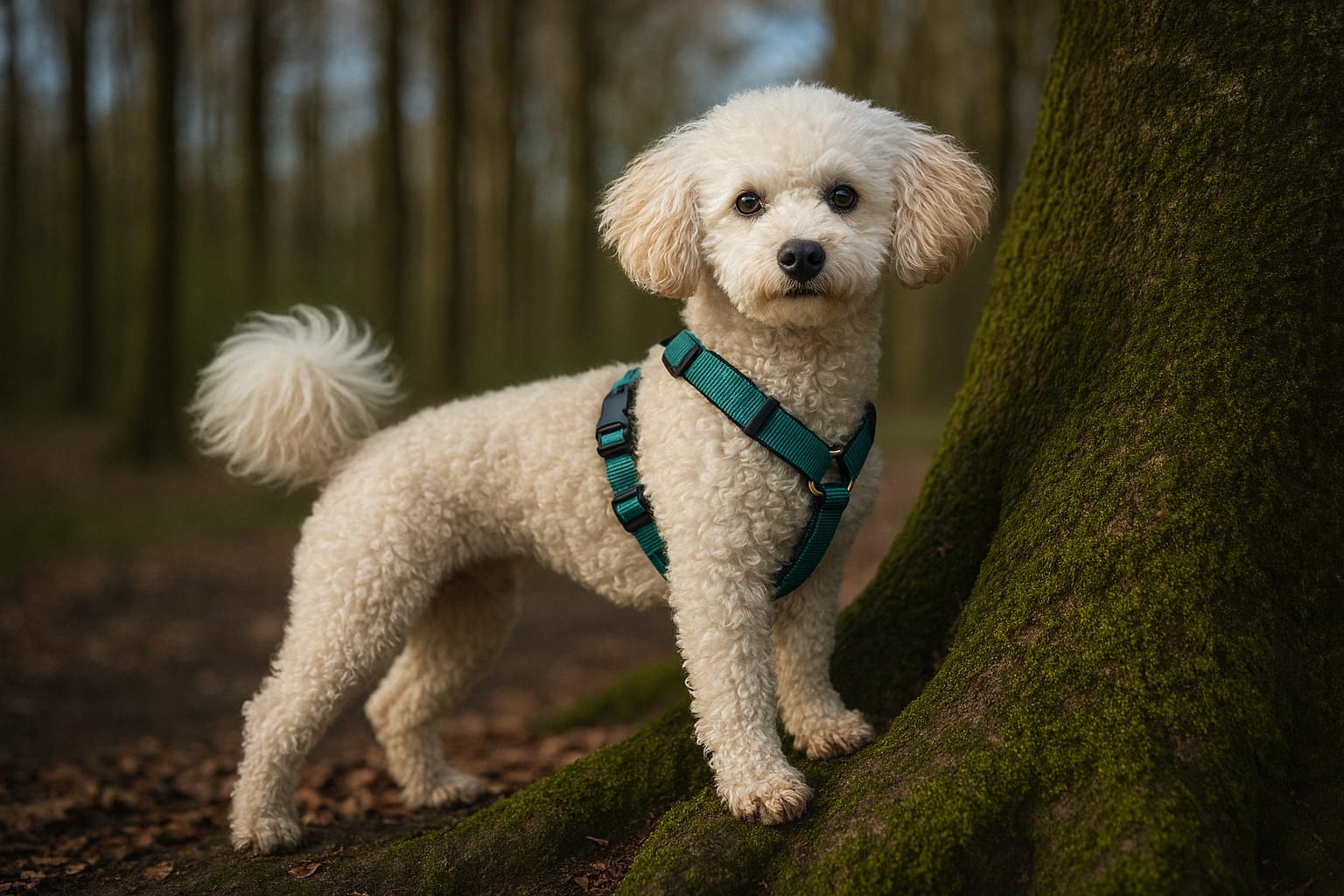 Waldbaden mit Hund im Wald, Entspannung beim Waldbaden mit Hund